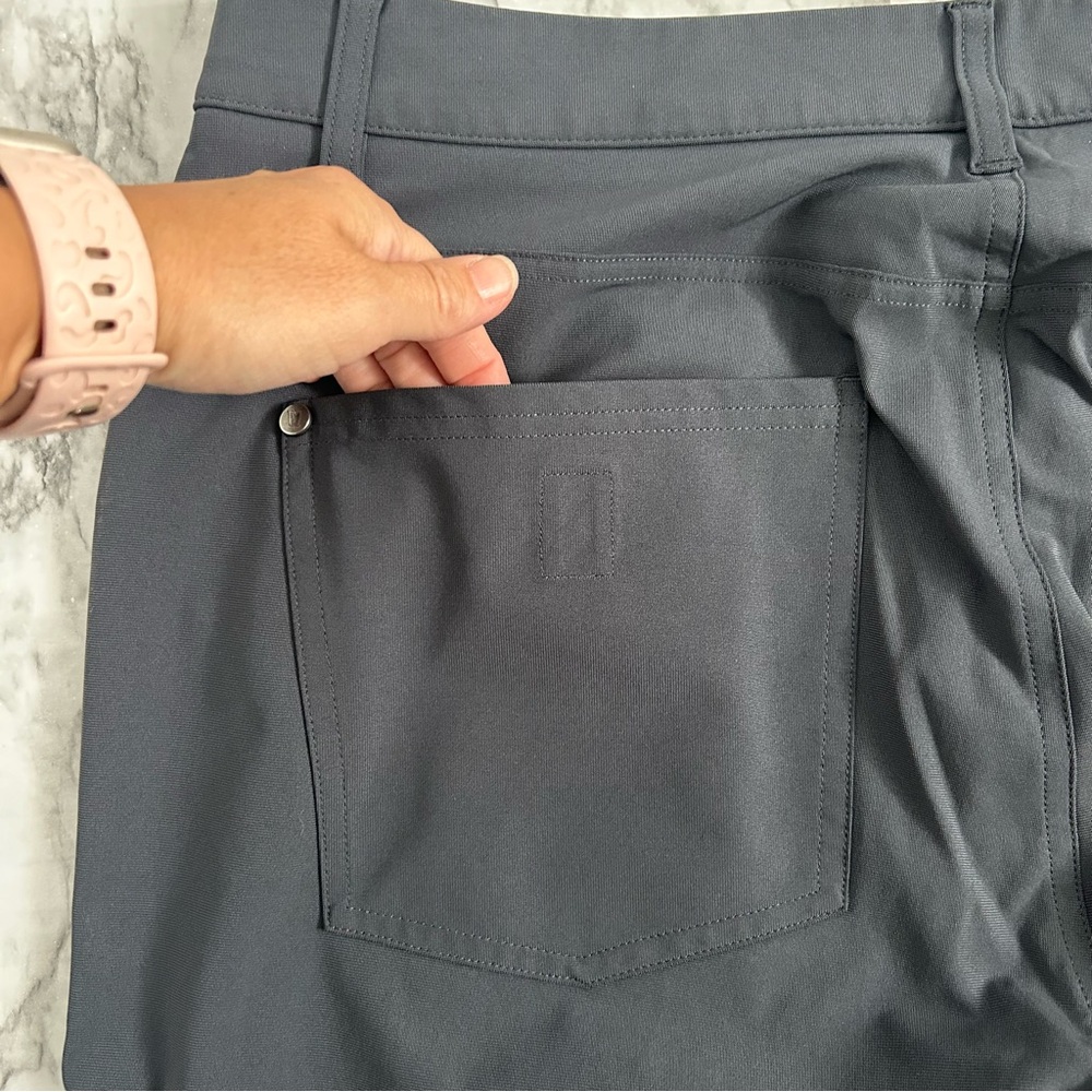 Vuori Men's 34 x30 Meta Pant Athletic performance Slim Fit V430-S Charcoal Grey - Picture 12 of 16